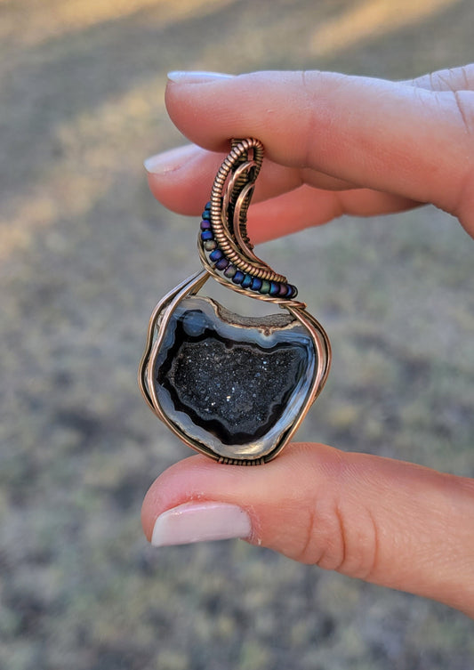 Geode Pendants