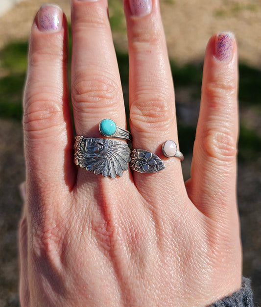 Sterling Silver Spoon Rings