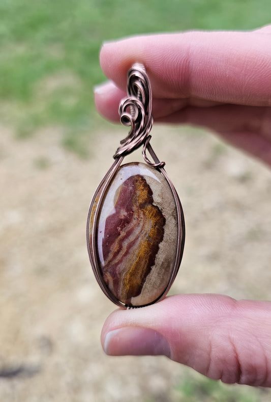 Polychrome Jasper Pendant