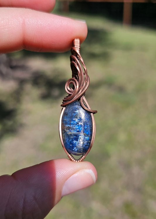 Blue Kyanite Pendant