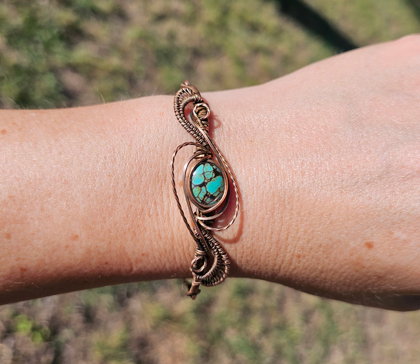 Tibetan Turquoise Bangle