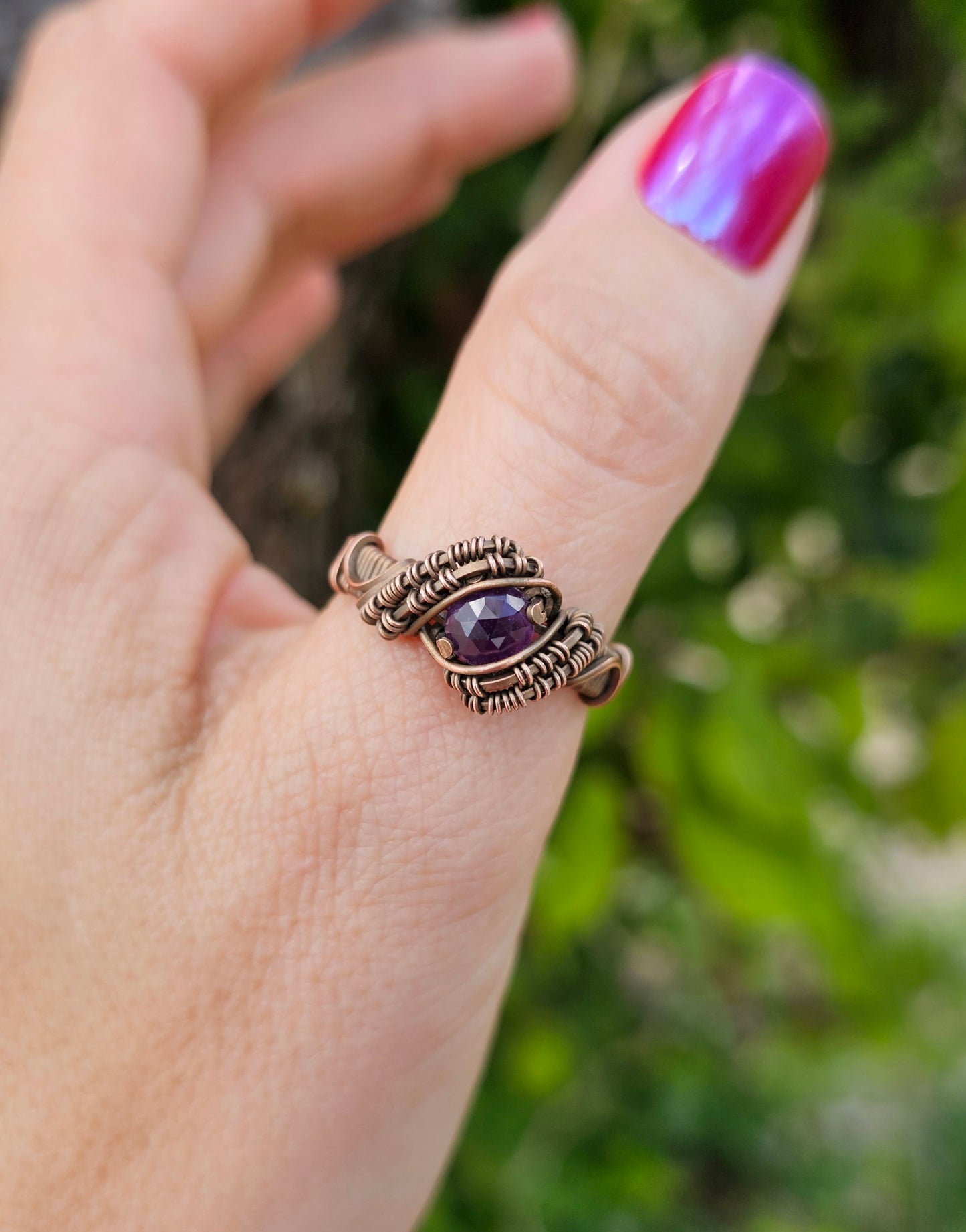 Amethyst Ring - size 9.5