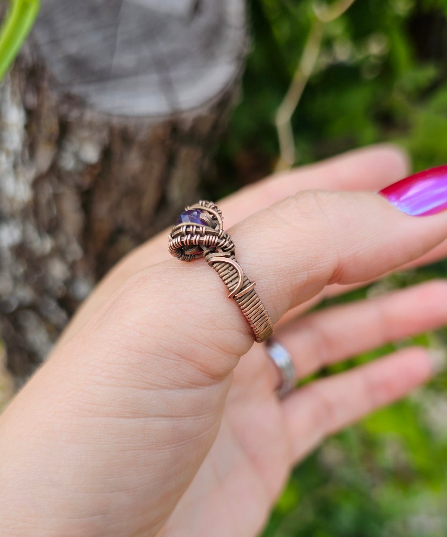 Amethyst Ring - size 9.5