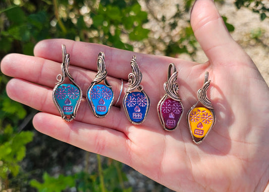 Sugar Skull Pendants