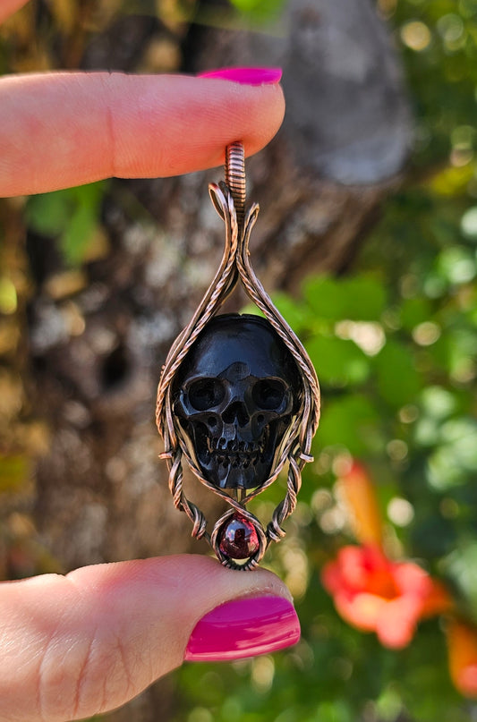 Black Skull Pendant #2