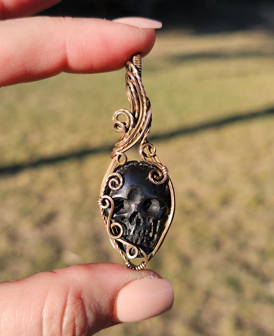 Black Skull Pendant #1