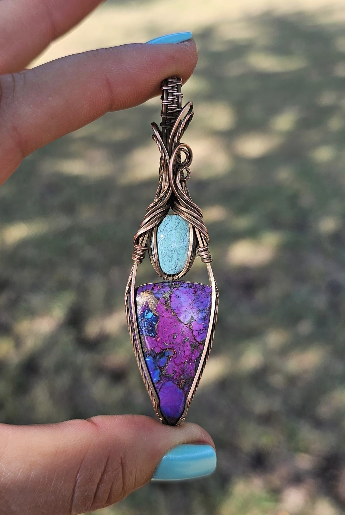 Purple Mojave Pendant