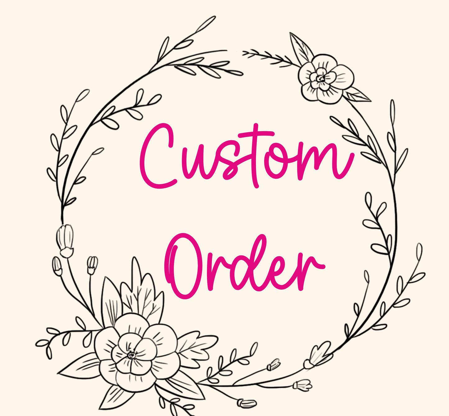 Custom Order for Heather P.